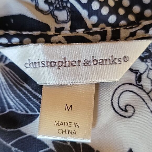 Christopher and Banks sleeveless blouse Size M - Picture 7 of 8